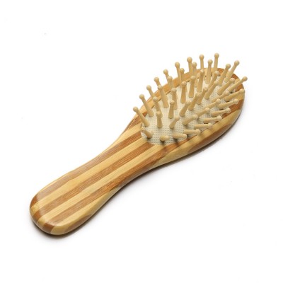 Hair Detangler Brush Bamboo Hair Brush With Bamboo Bristles Hair Care Product Promotional Brush