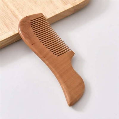 Safety Soft Small Wooden Comb New Born Baby Hair Scalp Massage Brush Comb Detangling Hair Brush