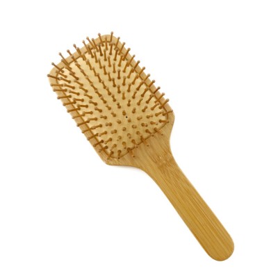 Factory Wholesale Anti-static Bamboo Detangling Comb Hair  Brush  For Natural Hair Bamboo Hair Brush Factory