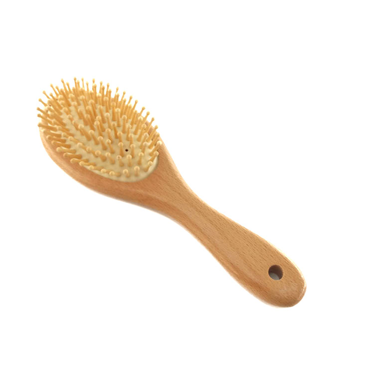 Custom  Anti-static Comb Hair Brush  Wooden Brushes Bamboo For Hair